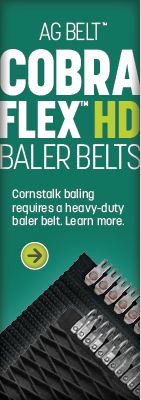 Cornstalk baling requires a heavy-duty baler belt. Learn more.
