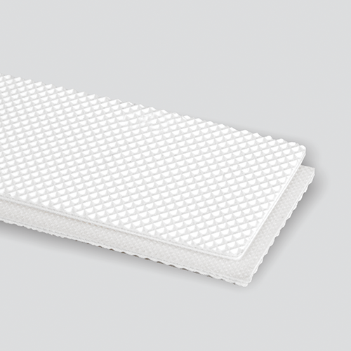 2-Ply 100# Polyester Monofilament White PVC Quad Cover x Bare Antistatic