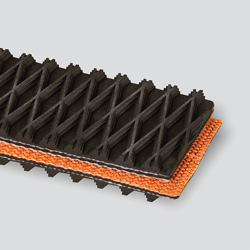 20" Wide 2-Ply Black Diamond Top Siped Bulk Roll (per Foot)