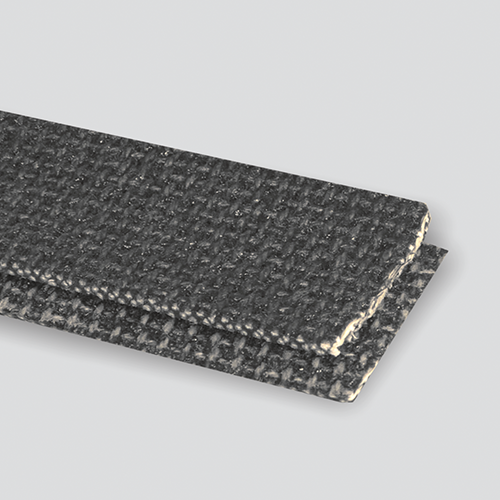 Interwoven 120# Polyester Black PVC Friction x Brushed