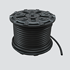 1" x 100' Black 300 PSI Multipurpose (AG 300) Air & Water Hose — Reel