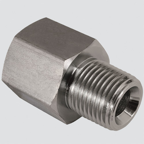 FF6404 5/8" Female O-ring Boss x 1/2" Male Pipe Thread Quick Disconnect Skid Steer Adapter