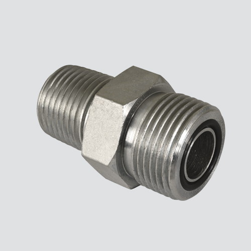 FF2404 5/8" Male O-ring Boss x 1/2" Male Pipe Thread Quick Disconnect Skid Steer Adapter