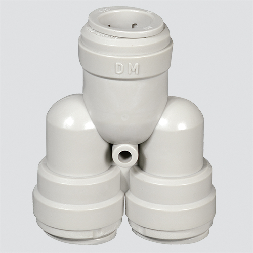 1/2" Two Way Divider Union Push-In Fitting