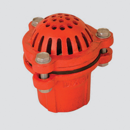 3" Cast Iron Foot Valve with Rubber Flapper