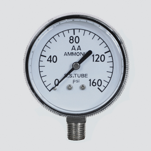 Apache site 21/2" 60 PSI Anhydrous Ammonia Pressure Gauge — 1/4