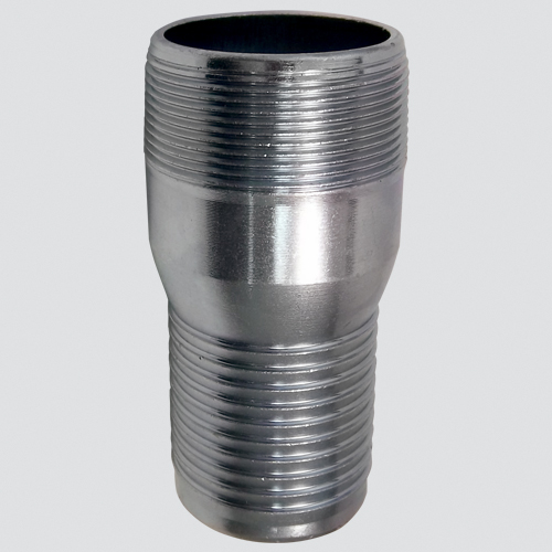 1" King Nipple — Plated Steel