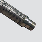 1" x 12" Stainless Steel Single Overbraid Metal Hose Assembly