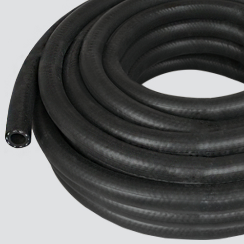 1" x 10' Black 200 PSI Multipurpose (AG 200) Air & Water Hose — Coiled