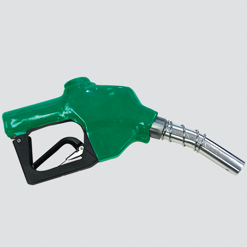 1" Green Automatic Shut-Off Diesel Fuel Nozzle — 1" Spout