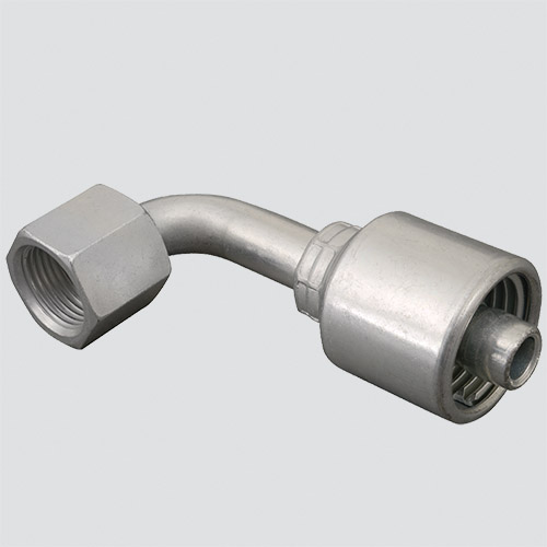 1" Gates MegaCrimp&reg; x 1" Female JIC 90&deg; Swivel Hydraulic Fitting