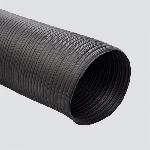 Apache site 2" Black Rubber Flexible Ducting Hose — Bulk/Uncoupled