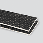 Interwoven 150# Polyester Black PVC Friction x Brushed