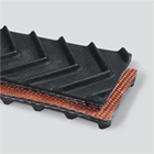 2-Ply 220# Continuous Chevron Top x Bare Back